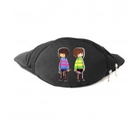 Сумка Бананка Андертейл Undertale на пояс Cappuccino 0011 black черный Сумка Бананка Андертейл Undertale на пояс Cappuccino 0011 black черный