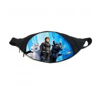 Поясная сумка Бананка Как приручить дракона (GBD04) Gear Bag черная