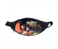 Поясная сумка бананка Гравити Фолз (GBGF04) Gear Bag черная