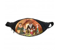 Поясная сумка бананка Гравити Фолз (GBGF07) Gear Bag черная