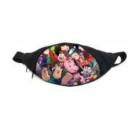 Поясная сумка бананка Гравити Фолз (GBGF08) Gear Bag черная