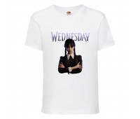 Футболка детская Wednesday 011 белая (WDY wh 011) 116 см