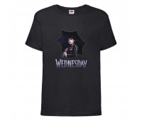 Футболка детская Wednesday 001 черная (WDY blc 001) 116 см