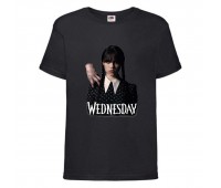 Футболка детская Wednesday 008 черная (WDY blc 008) 116 см