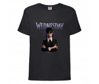 Футболка детская Wednesday 011 черная (WDY blc 011) 116 см