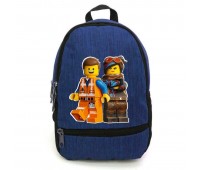 Рюкзак Лего 001 детский Cappuccino Toys ( 001-blue)  синий, размер 28 х 13 х 35 см