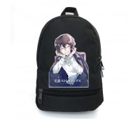 Рюкзак Бродячие Псы Дозай подростковый School Bag ( 001-black) черный, размер 43 х 30 х 17 см