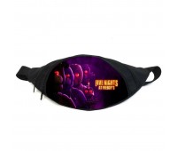 Поясная сумка бананка ФНАФ Аниматроники (GB-FNAF 5 ночей с Фредди 03) Gear Bag черная