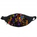 Поясная сумка бананка ФНАФ Аниматроники (GB-FNAF 5 ночей с Фредди 04) Gear Bag черная