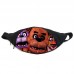 Поясная сумка бананка ФНАФ Аниматроники (GB-FNAF 5 ночей с Фредди 05) Gear Bag черная