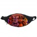 Поясная сумка бананка ФНАФ Аниматроники (GB-FNAF 5 ночей с Фредди 09) Gear Bag черная