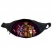 Поясная сумка бананка ФНАФ Аниматроники (GB-FNAF 5 ночей с Фредди 12) Gear Bag черная