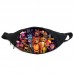 Поясная сумка бананка ФНАФ Аниматроники (GB-FNAF 5 ночей с Фредди 15) Gear Bag черная