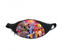 Поясная сумка бананка ФНАФ Аниматроники (GB-FNAF 5 ночей с Фредди 17) Gear Bag черная