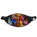 Поясная сумка бананка ФНАФ Аниматроники (GB-FNAF 5 ночей с Фредди 18) Gear Bag черная