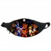 Поясная сумка бананка ФНАФ Аниматроники (GB-FNAF 5 ночей с Фредди 19) Gear Bag черная