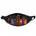 Поясная сумка бананка ФНАФ Аниматроники (GB-FNAF 5 ночей с Фредди 22) Gear Bag черная