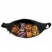 Поясная сумка бананка ФНАФ Аниматроники (GB-FNAF 5 ночей с Фредди 26) Gear Bag черная