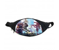 Поясная сумка бананка Киберпанк (GB-cyberpunk 07) Gear Bag черная