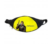 Поясная сумка бананка Киберпанк (GB-cyberpunk 010) Gear Bag черная