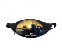 Поясная сумка бананка Контр страйк (GB-CSGO 03) Gear Bag черная
