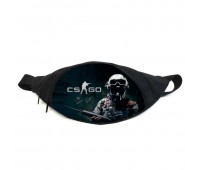 Поясная сумка бананка Контр страйк (GB-CSGO 04) Gear Bag черная