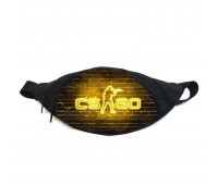 Поясная сумка бананка Контр страйк (GB-CSGO 06) Gear Bag черная