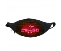 Поясная сумка бананка Контр страйк (GB-CSGO 07) Gear Bag черная