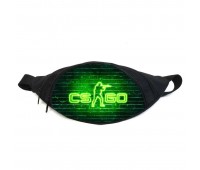 Поясная сумка бананка Контр страйк (GB-CSGO 08) Gear Bag черная