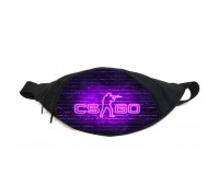 Поясная сумка бананка Контр страйк (GB-CSGO 09) Gear Bag черная