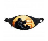 Поясная сумка бананка Контр страйк (GB-CSGO 012) Gear Bag черная