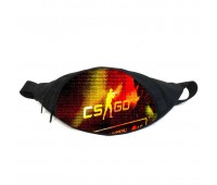 Поясная сумка бананка Контр страйк (GB-CSGO 013) Gear Bag черная