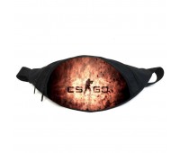 Поясная сумка бананка Контр страйк (GB-CSGO 015) Gear Bag черная