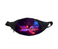 Поясная сумка бананка Контр страйк (GB-CSGO 019) Gear Bag черная