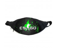 Поясная сумка бананка Контр страйк (GB-CSGO 020) Gear Bag черная