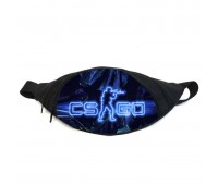 Поясная сумка бананка Контр страйк (GB-CSGO 023) Gear Bag черная
