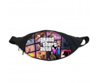 Поясная сумка Бананка ГТА (GB GTA 05) Gear Bag черная