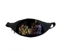 Поясная сумка Бананка Черепашки ниндзя (GBTN04) Gear Bag черная