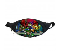 Поясная сумка Бананка Черепашки ниндзя (GBTN020) Gear Bag черная