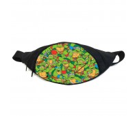 Поясная сумка Бананка Черепашки ниндзя (GBTN027) Gear Bag черная