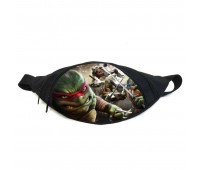 Поясная сумка Бананка Черепашки ниндзя (GBTN024) Gear Bag черная