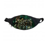 Поясная сумка Бананка Черепашки ниндзя (GBTN023) Gear Bag черная