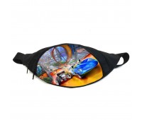 Поясная сумка бананка Хотвилс Hot Wheels (GB-HW 04) Gear Bag черная