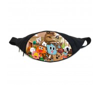 Поясная сумка бананка Удивительный мир Гамбола (GB-G 07) Gear Bag черная