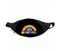 Поясная сумка бананка Удивительный мир Гамбола (GB-G 010) Gear Bag черная