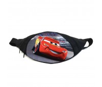 Поясная сумка бананка Тачки (GB-cars 011) молния Макквин Gear Bag черная