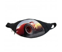 Поясная сумка бананка Тачки (GB-cars 019) молния Макквин Gear Bag черная