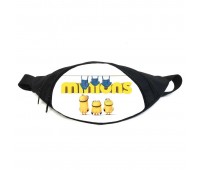 Поясная сумка бананка Миньоны (GB-minions 01) Gear Bag черная