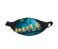 Поясная сумка бананка Миньоны (GB-minions 02) Gear Bag черная