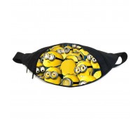 Поясная сумка бананка Миньоны (GB-minions 05) Gear Bag черная